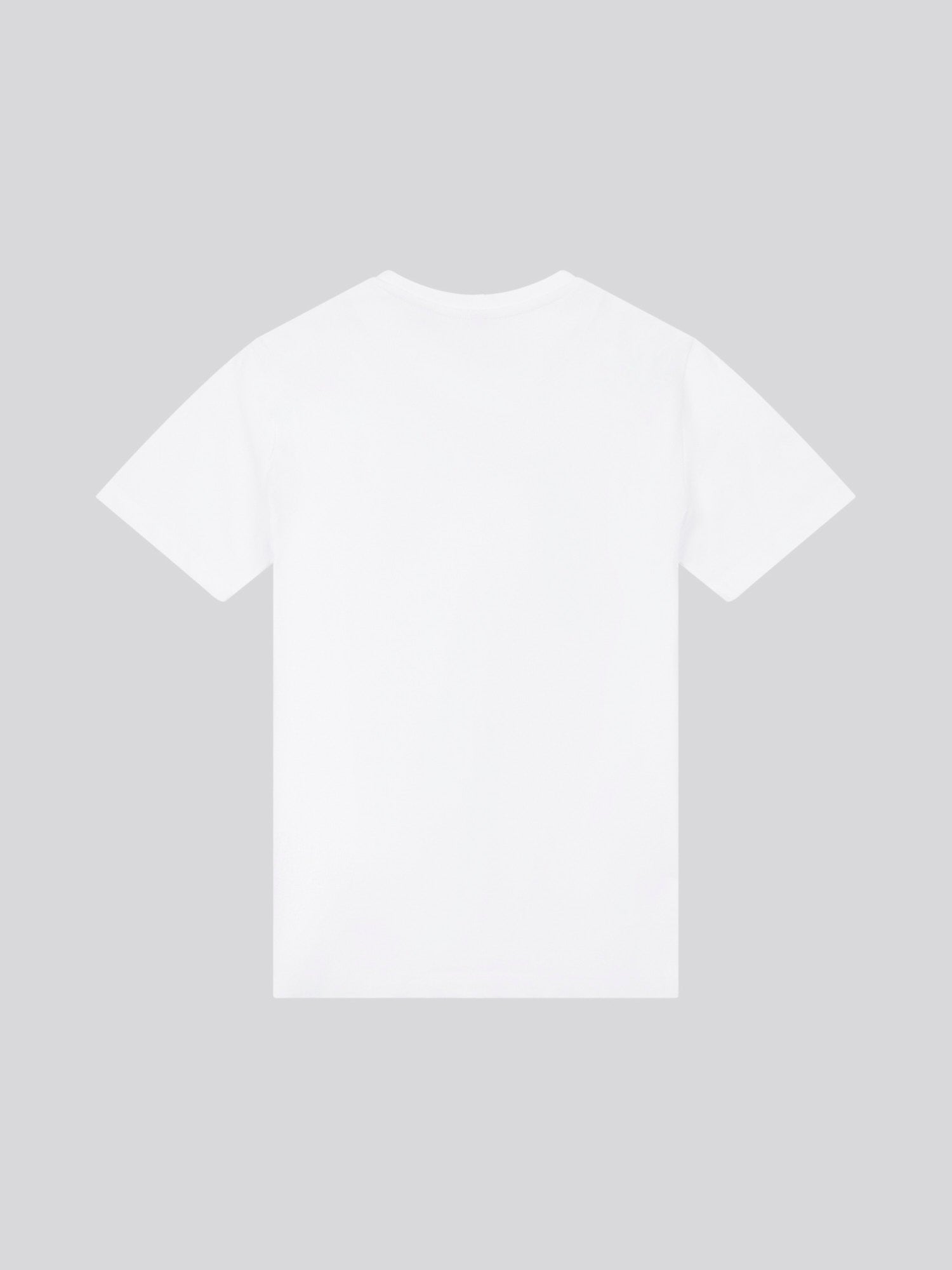 Boys USPA Circle Print T-Shirt in Bright White