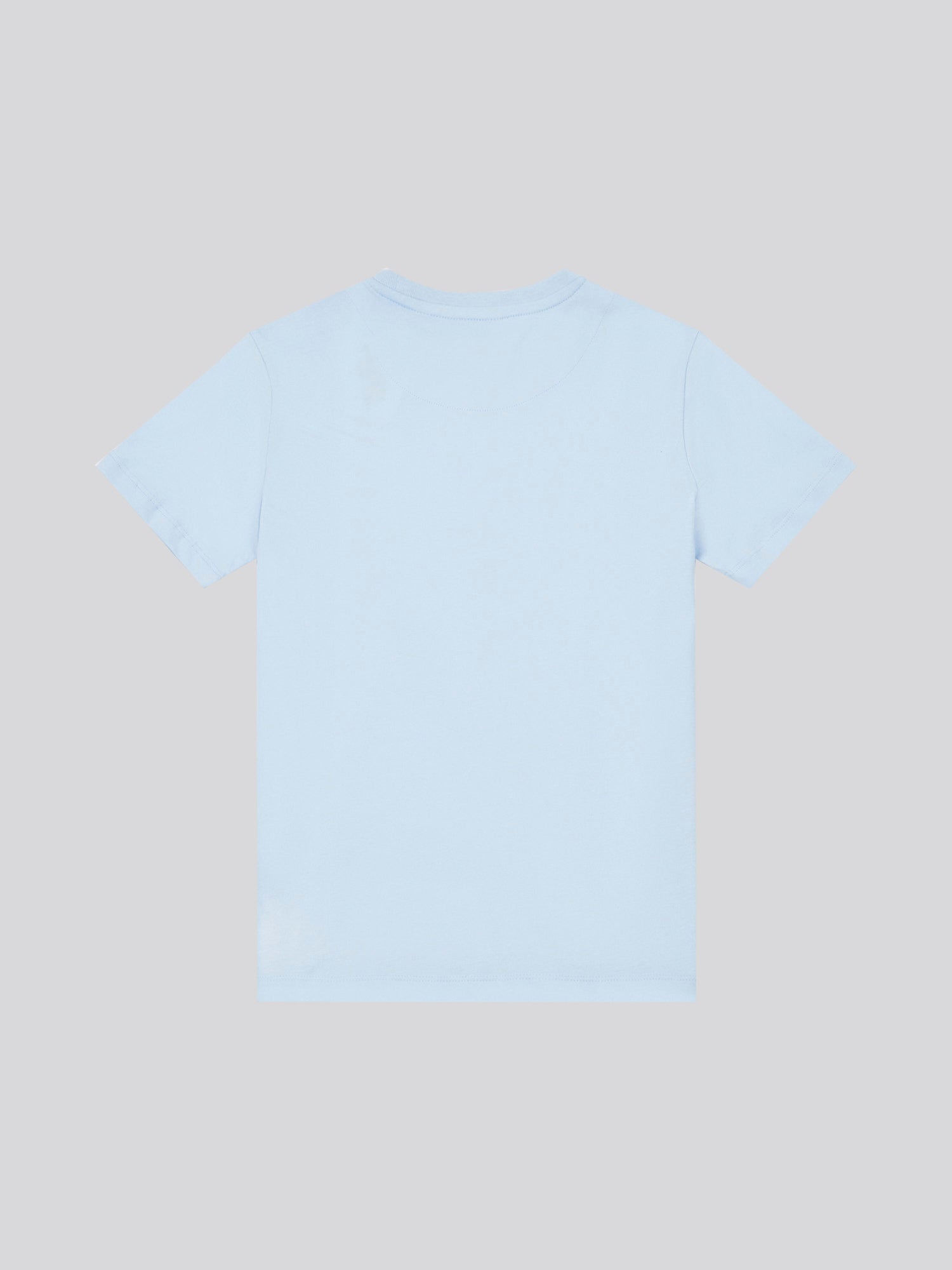 Boys Double Horsemen Graphic T-Shirt in Chambray Blue