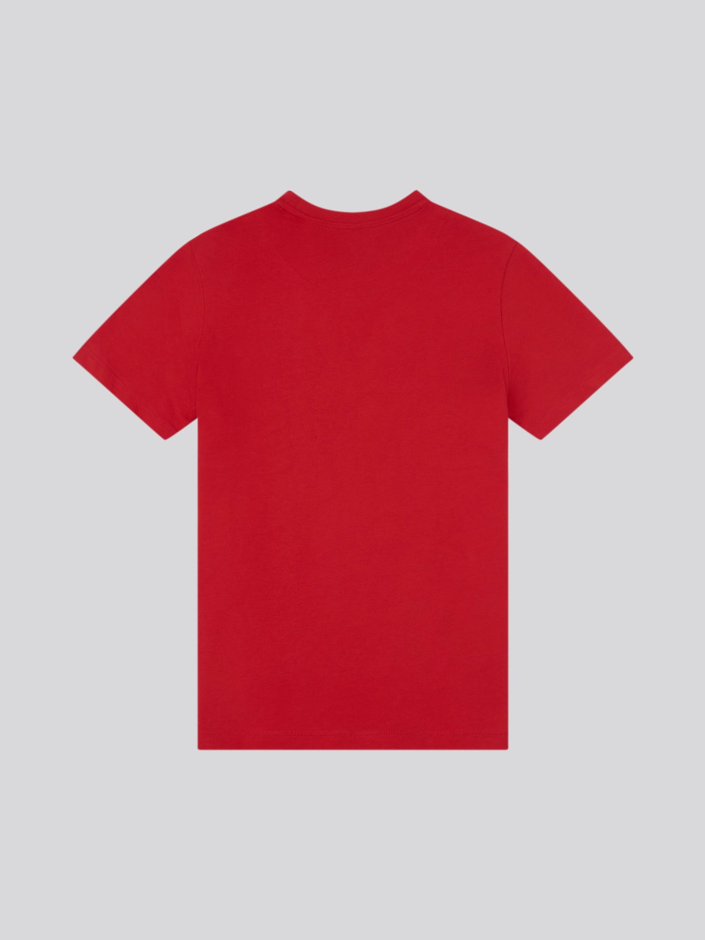 Boys Double Horsemen Graphic T-Shirt in Haute Red