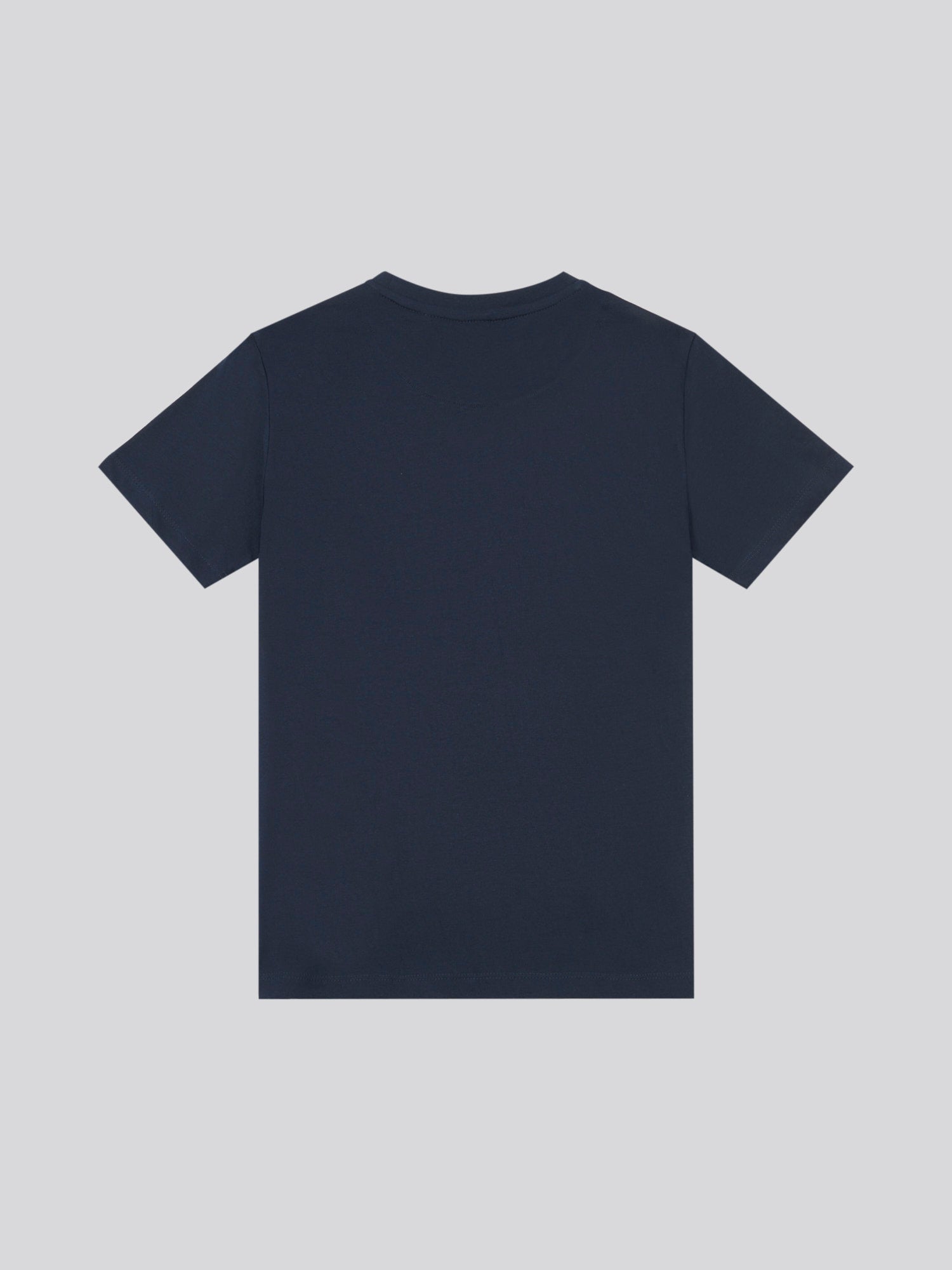 Boys Double Horsemen Graphic T-Shirt in Dark Sapphire Navy