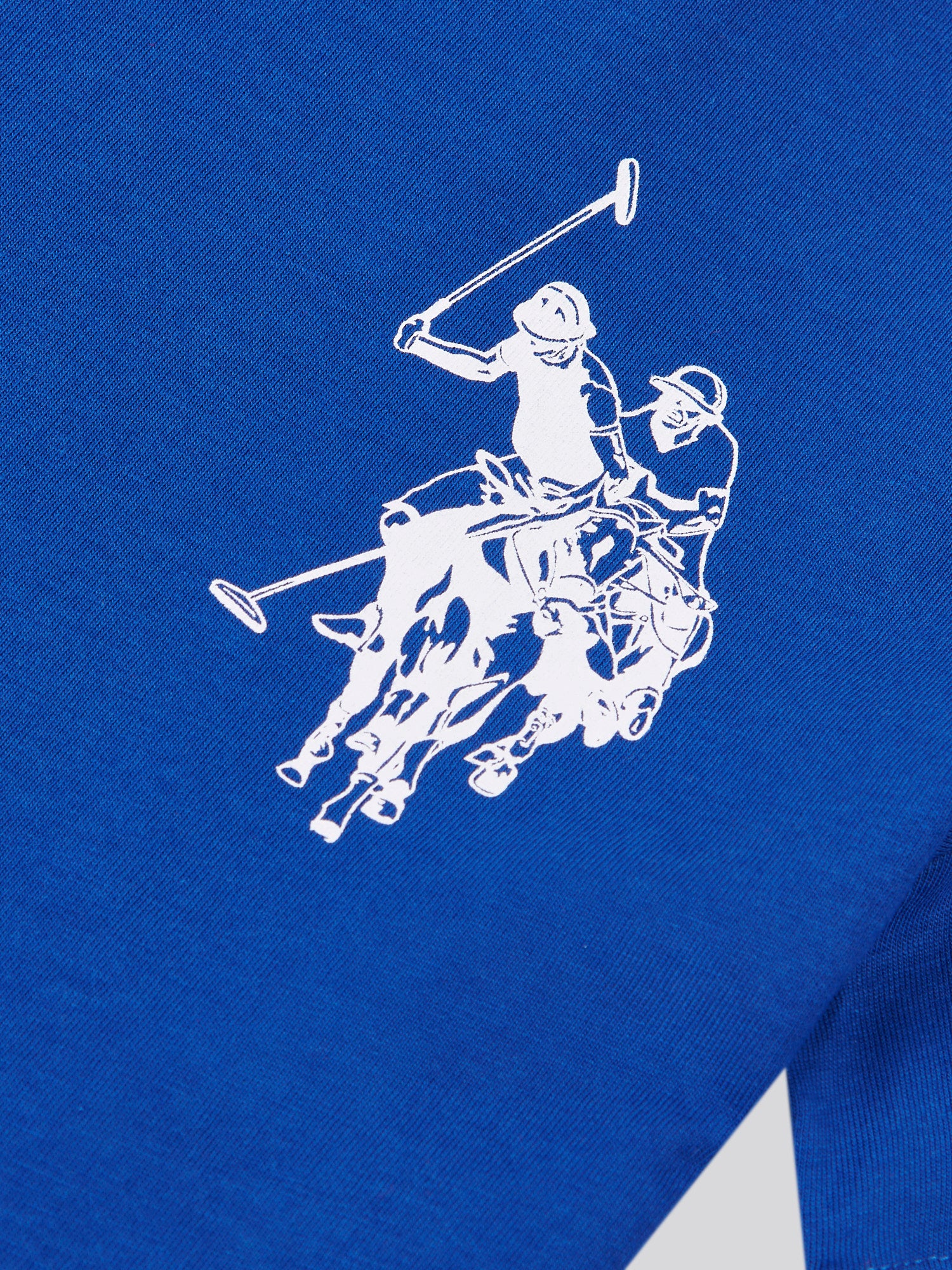 Boys Large Double Horsemen Graphic T-Shirt in Sodalite Blue