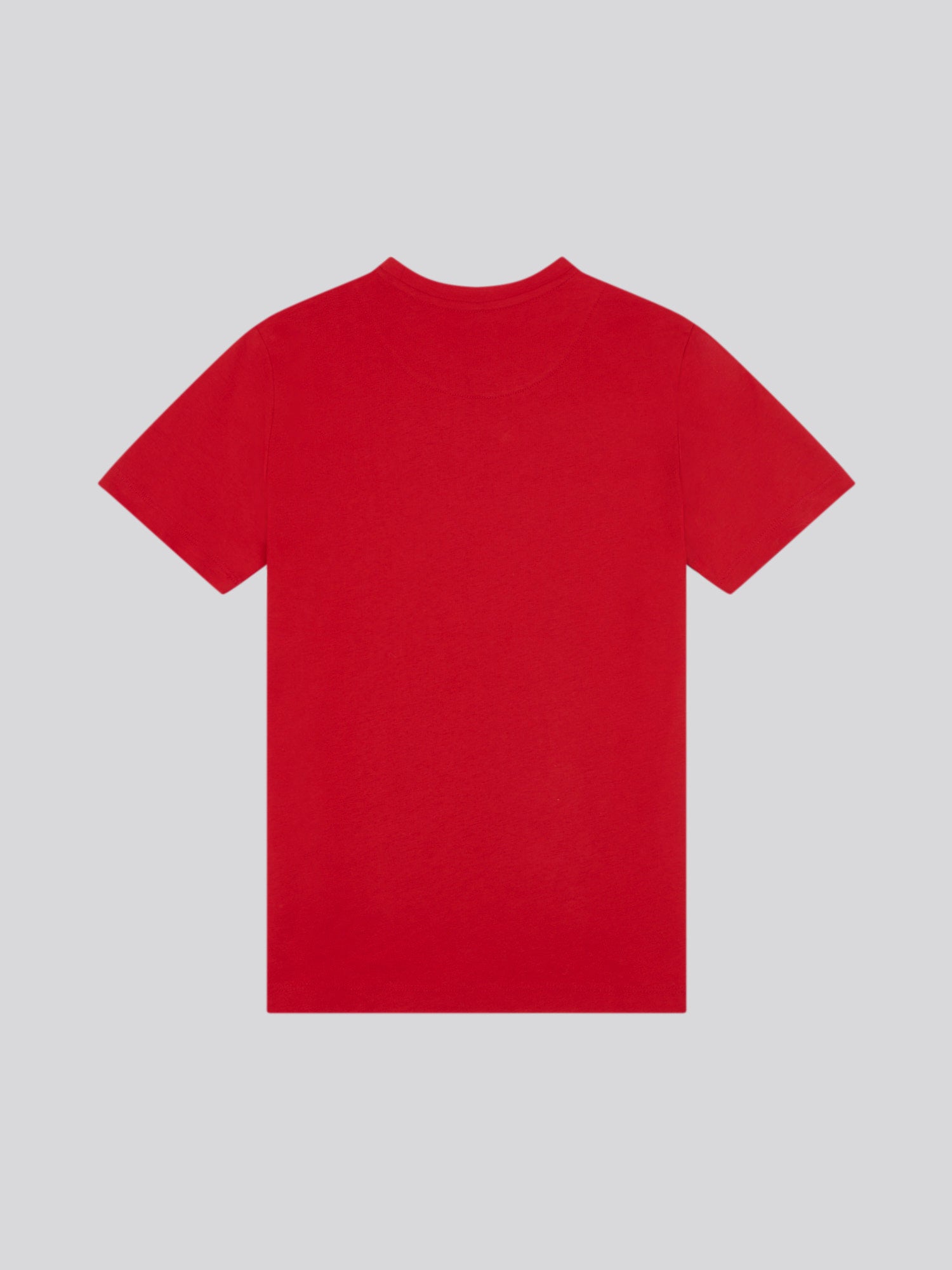 Boys Large Double Horsemen Graphic T-Shirt in Haute Red