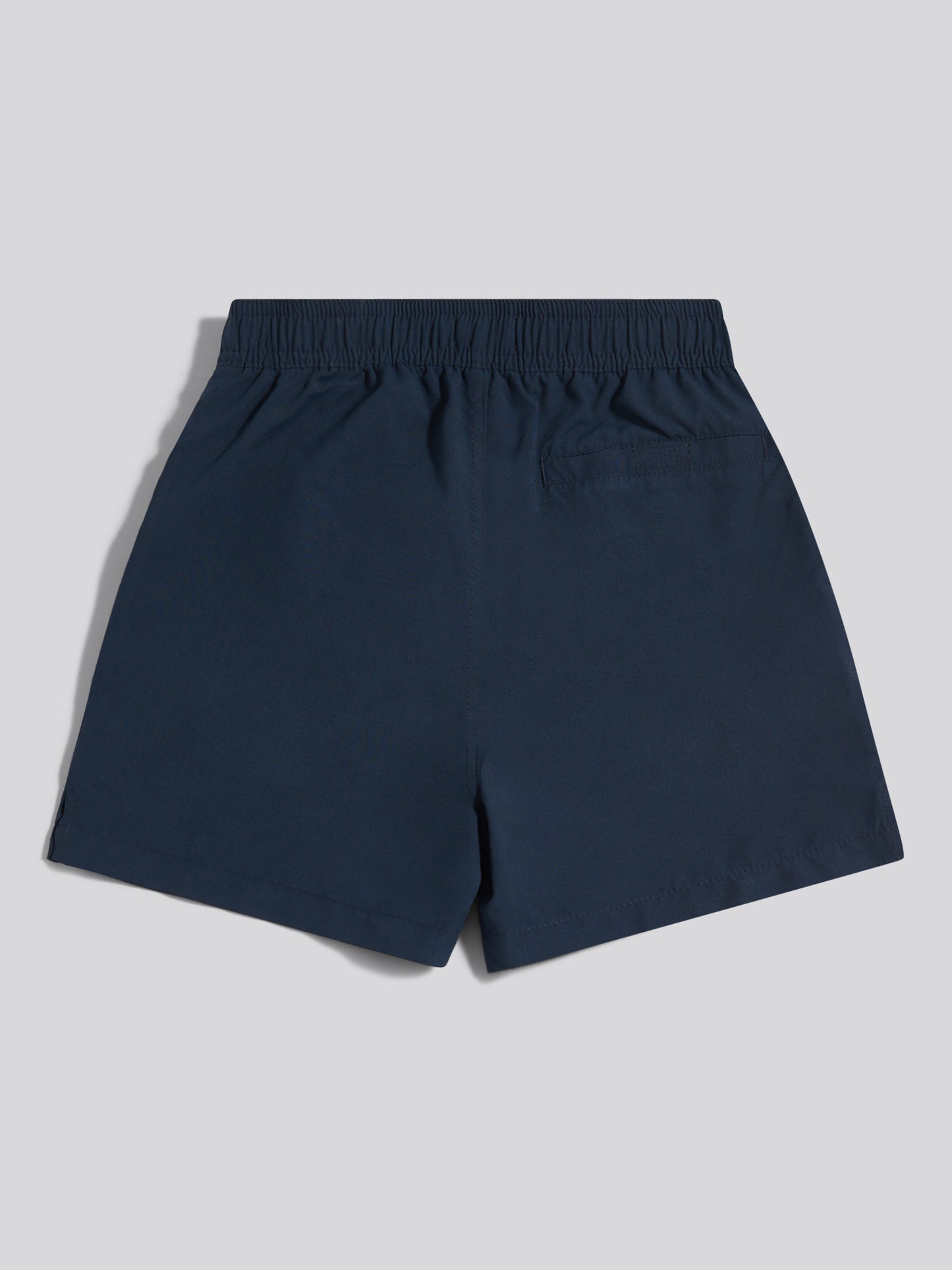 Boys Player 3 Swim Shorts Dark Sapphire Navy / Haute Red DHM