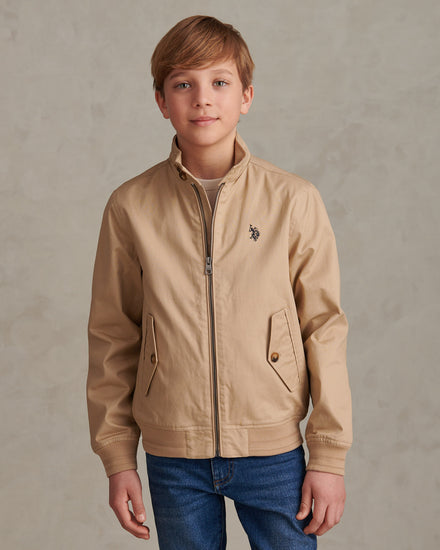 Cotton Twill Harrington Jacket Cornstalk