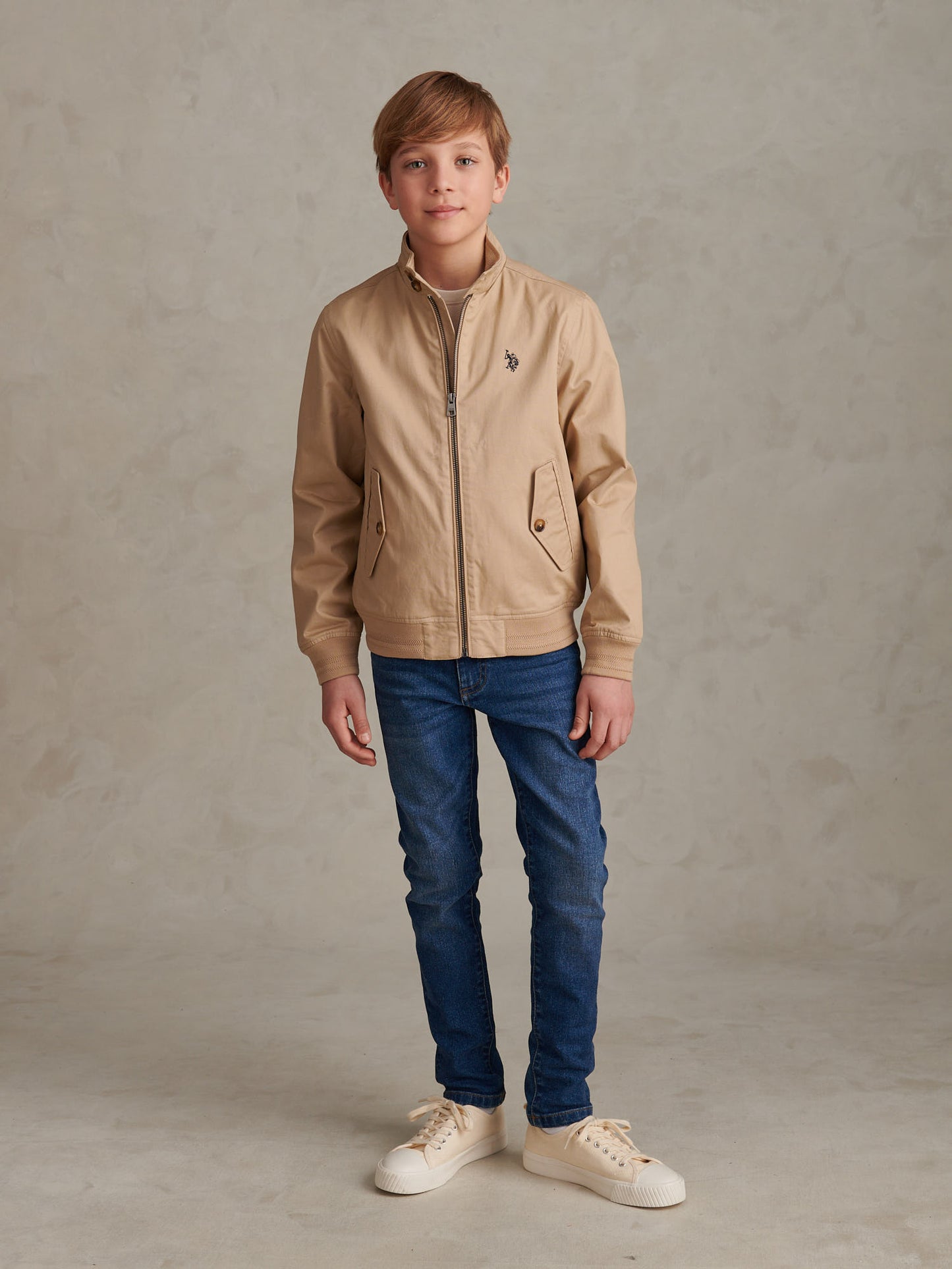 Cotton Twill Harrington Jacket Cornstalk