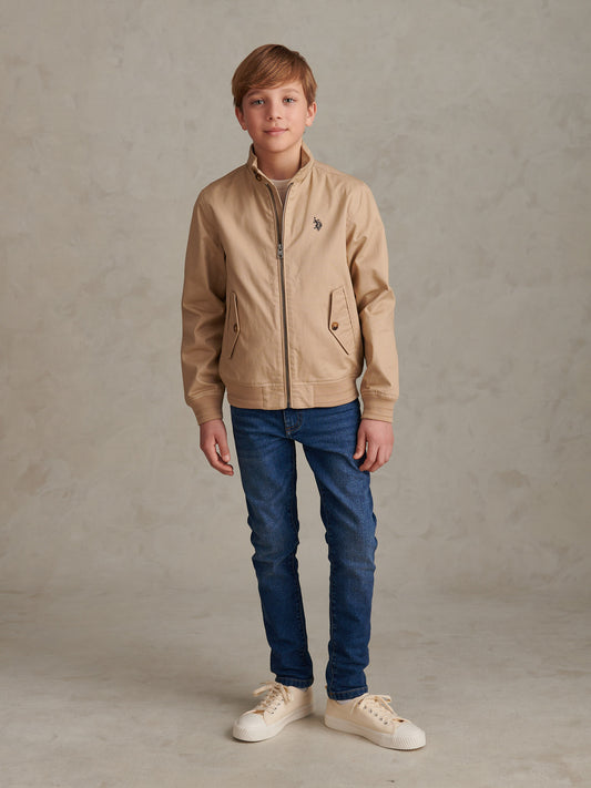 Cotton Twill Harrington Jacket Cornstalk