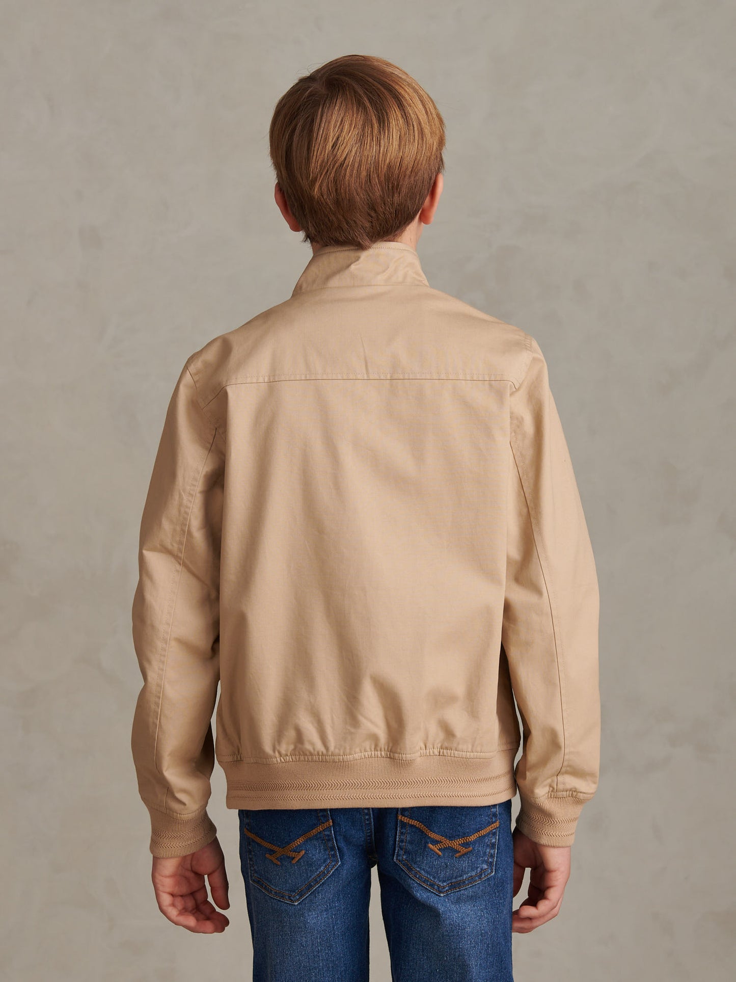 Cotton Twill Harrington Jacket Cornstalk