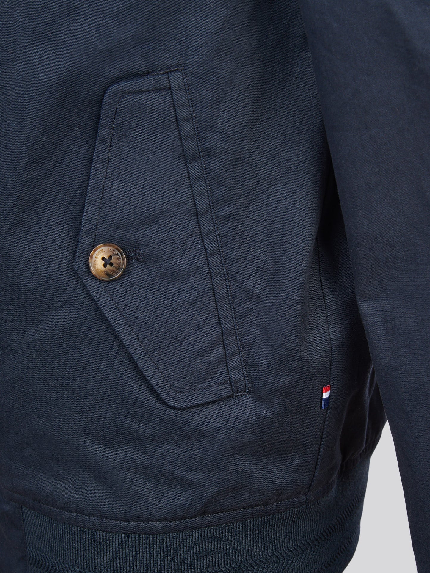 Cotton Twill Harrington Jacket Dark Sapphire Navy / Haute Red DHM