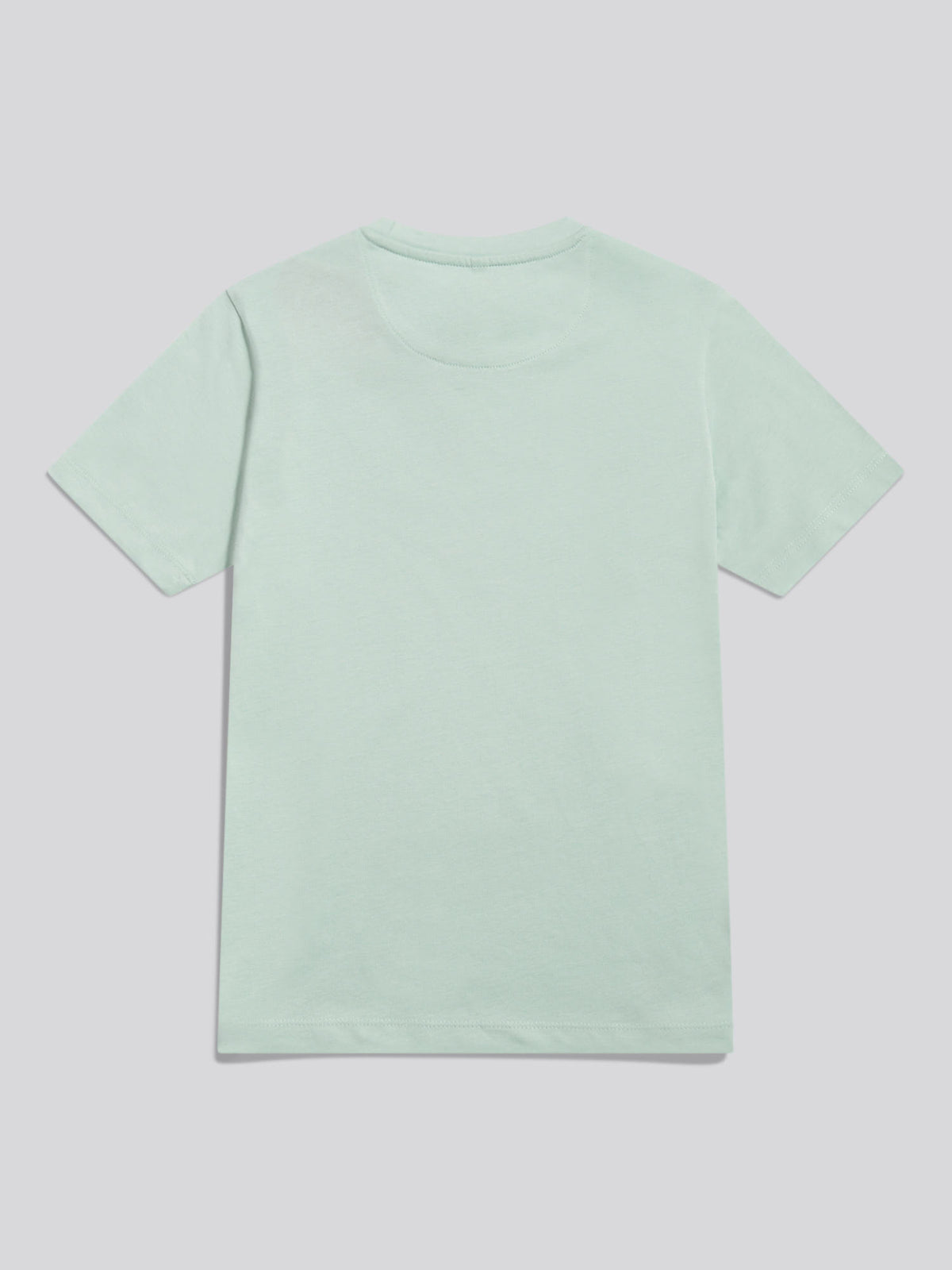 Boys Signature Arch Print T-Shirt Aqua Foam
