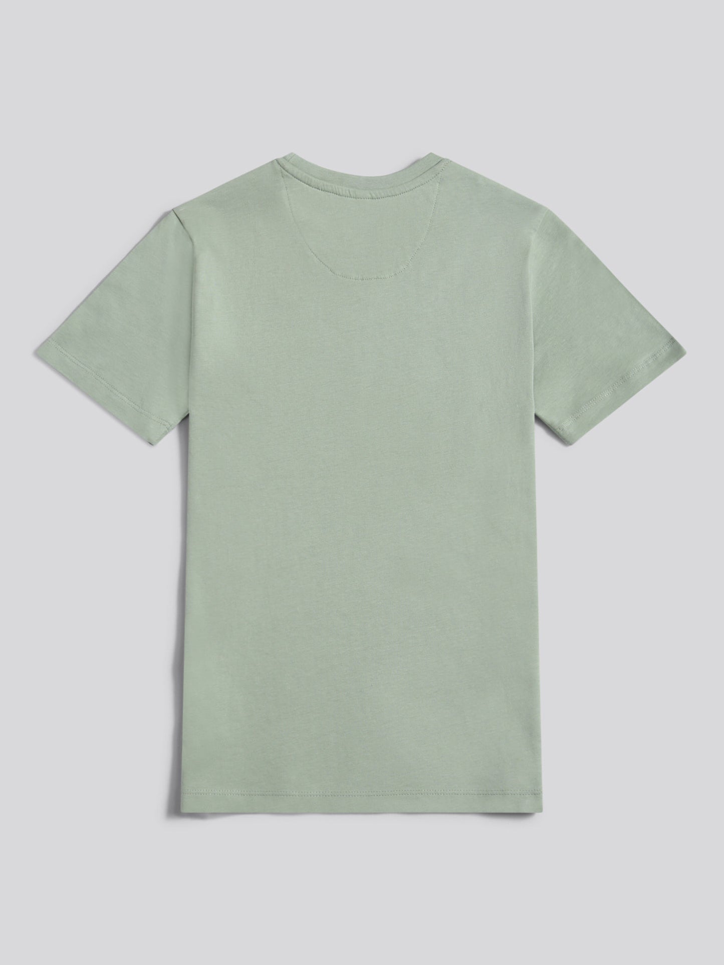 Boys Signature Arch Print T-Shirt in Iceberg Green
