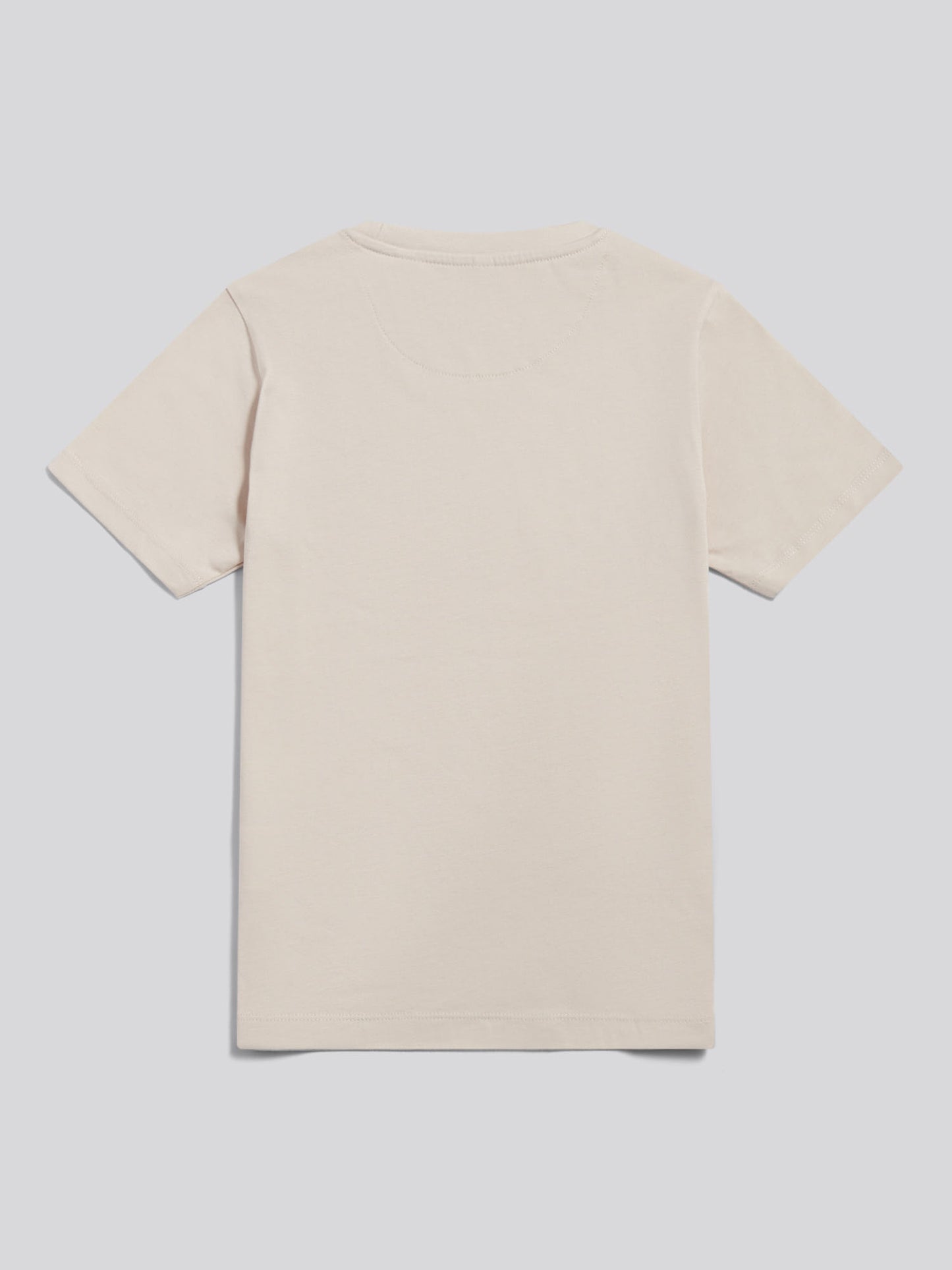 Boys Signature Arch Print T-Shirt in Beige