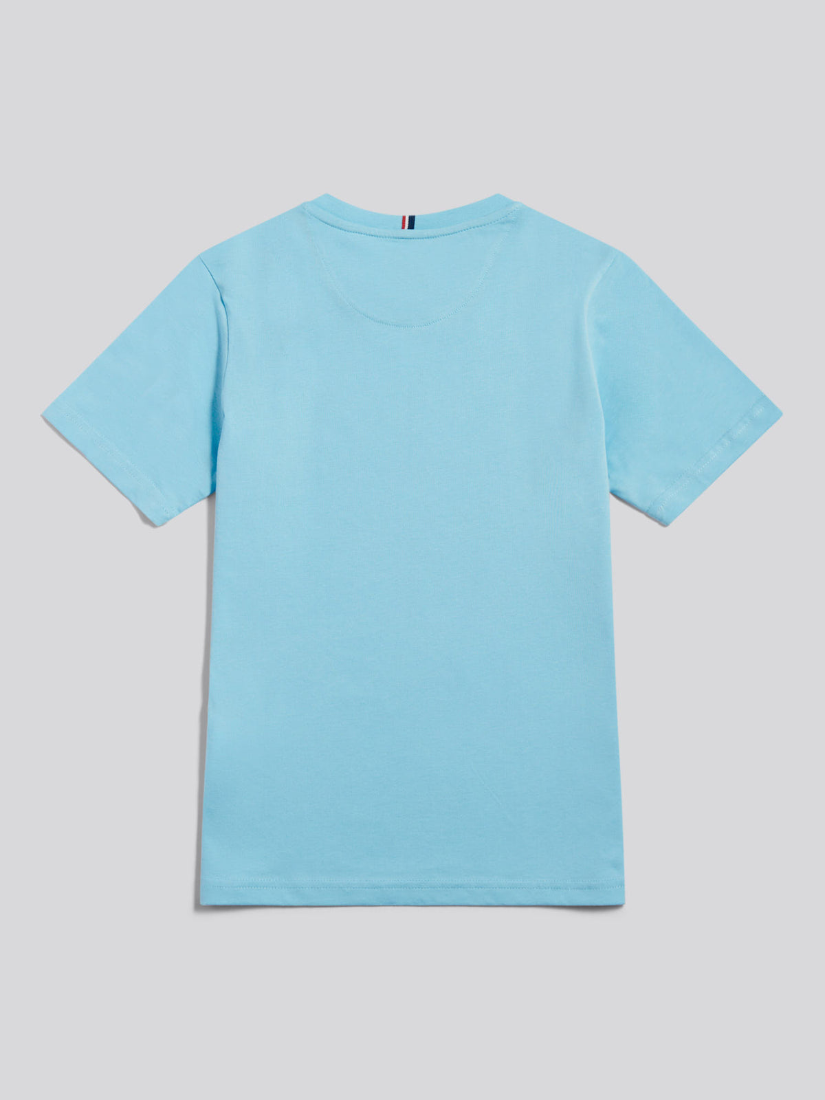 Boys Texture Double Horsemen T-Shirt Air Blue