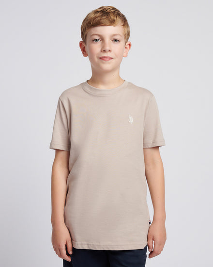 Boys Texture Double Horsemen T-Shirt Atmosphere