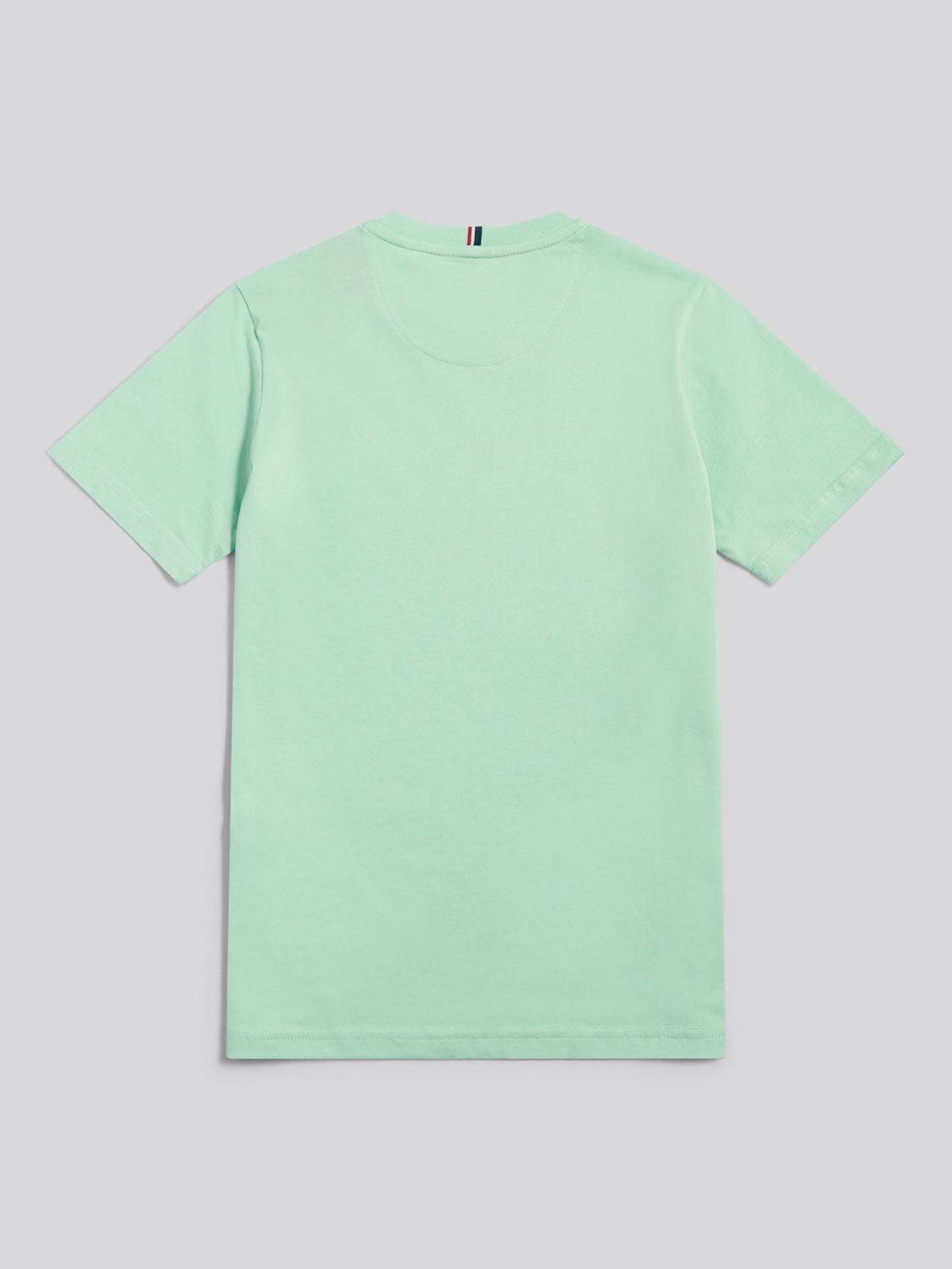 Boys Texture Double Horsemen T-Shirt Aqua Foam