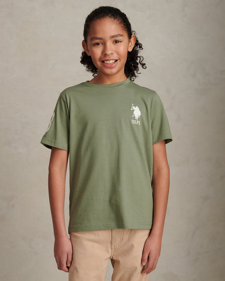 Boys Player 3 T-Shirt Sea Spray