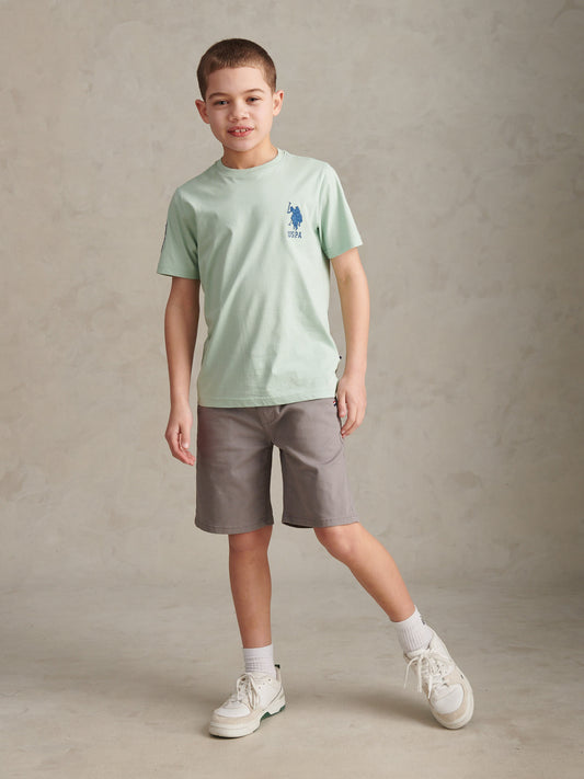 Boys Player 3 T-Shirt Aqua Foam