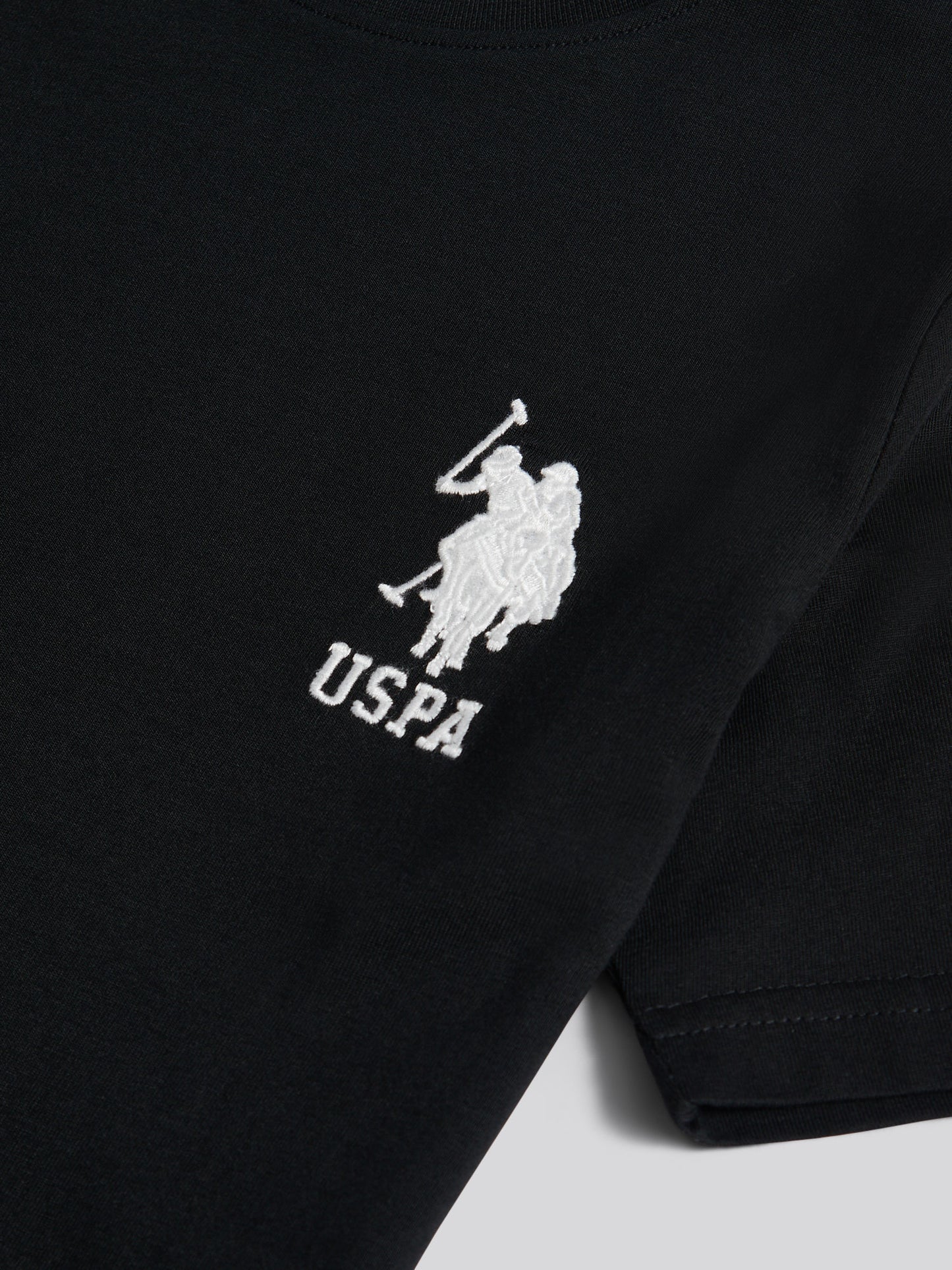 Boys Player 3 T-Shirt in Black Bright White DHM