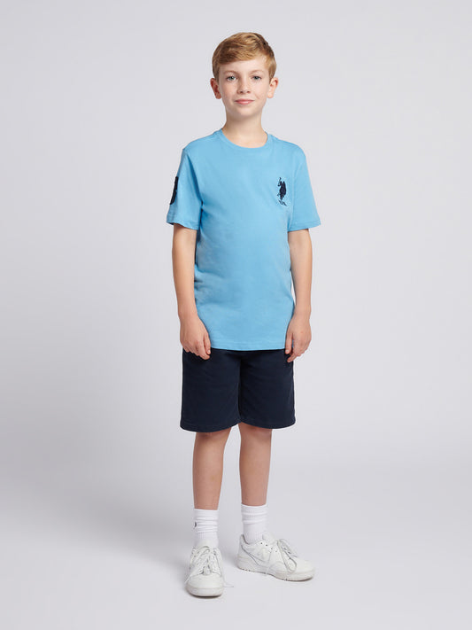 Boys Player 3 T-Shirt in Heritage Blue