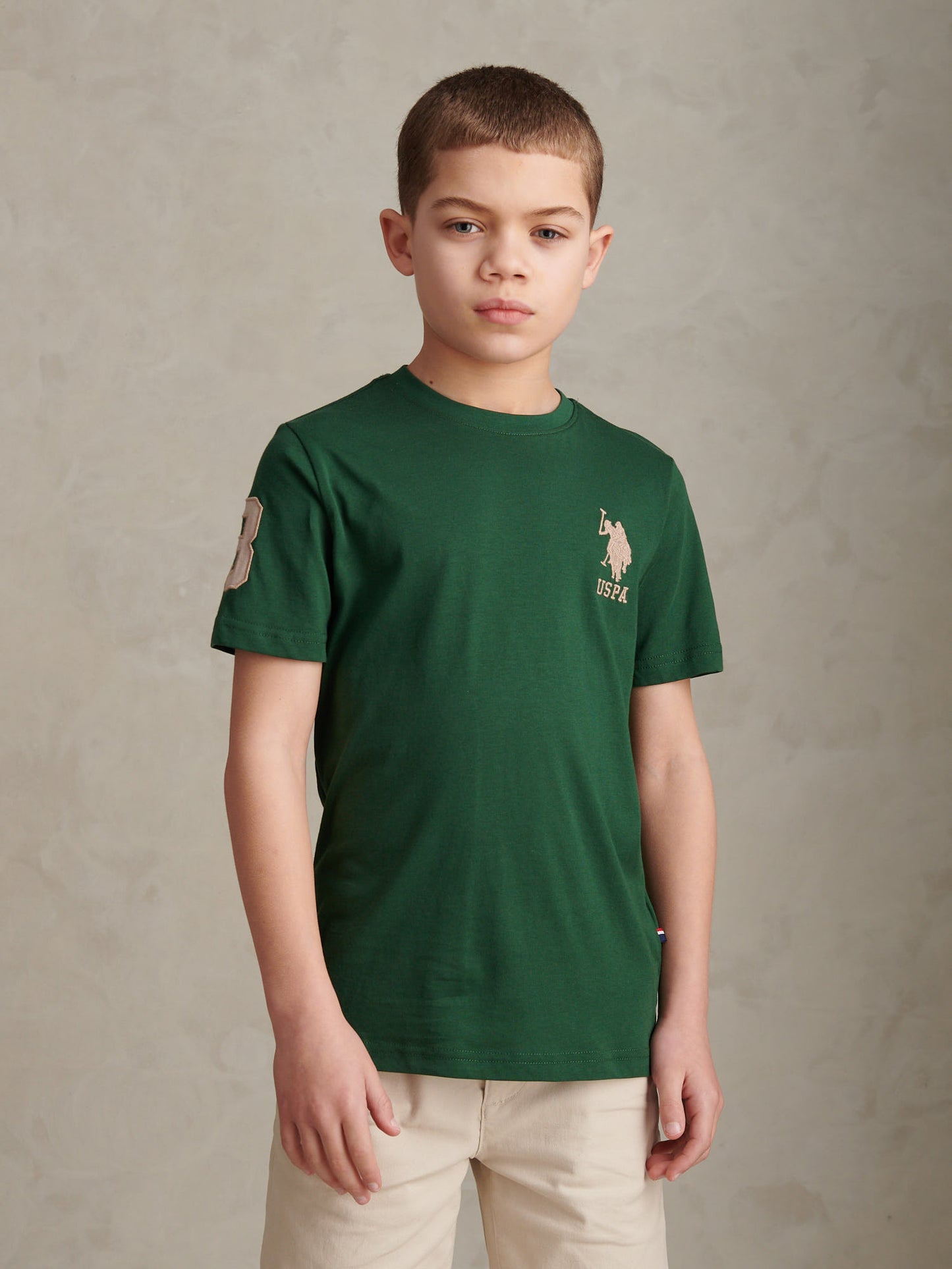 Boys Player 3 T-Shirt Pineneedle