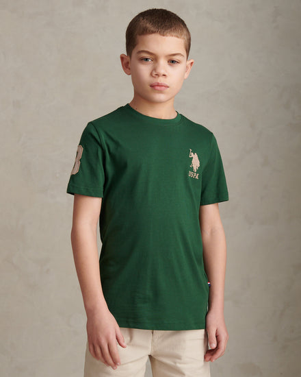 Boys Player 3 T-Shirt Pineneedle