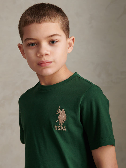 Boys Player 3 T-Shirt Pineneedle