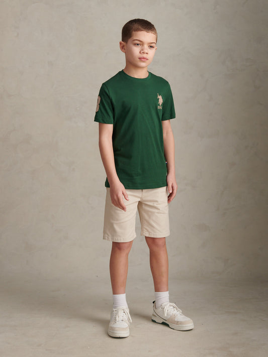 Boys Player 3 T-Shirt Pineneedle