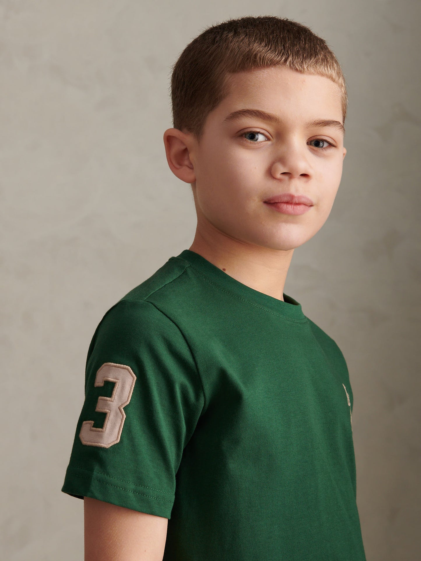 Boys Player 3 T-Shirt Pineneedle