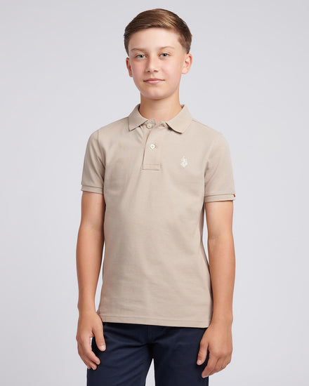 Boys Double Horsemen Polo Shirt Atmosphere