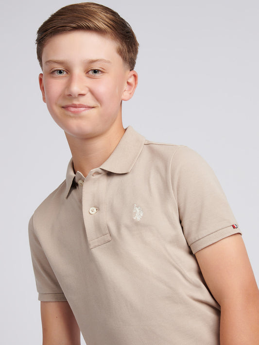 Boys Double Horsemen Polo Shirt Atmosphere