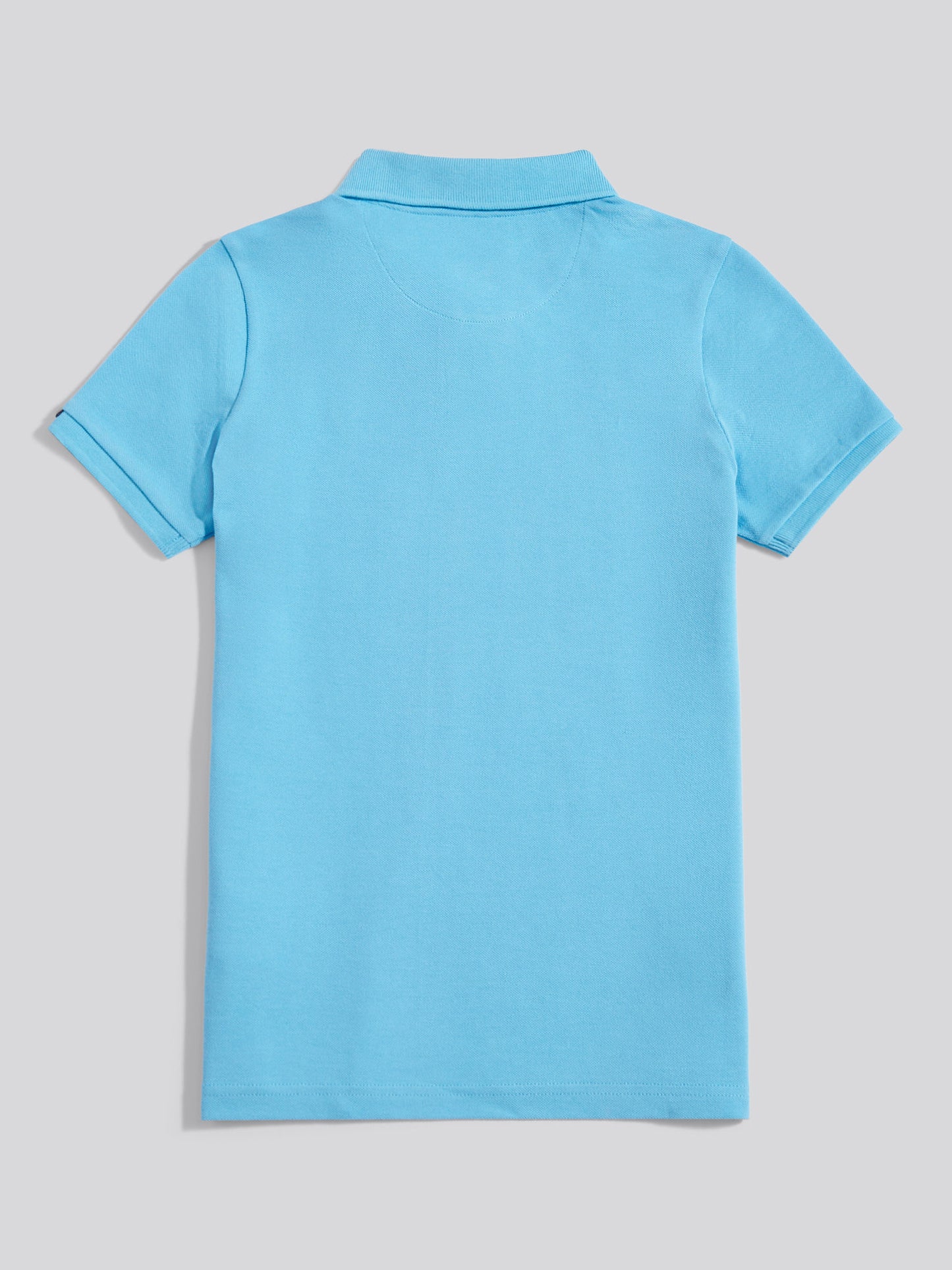 Boys Double Horsemen Polo Shirt in Heritage Blue