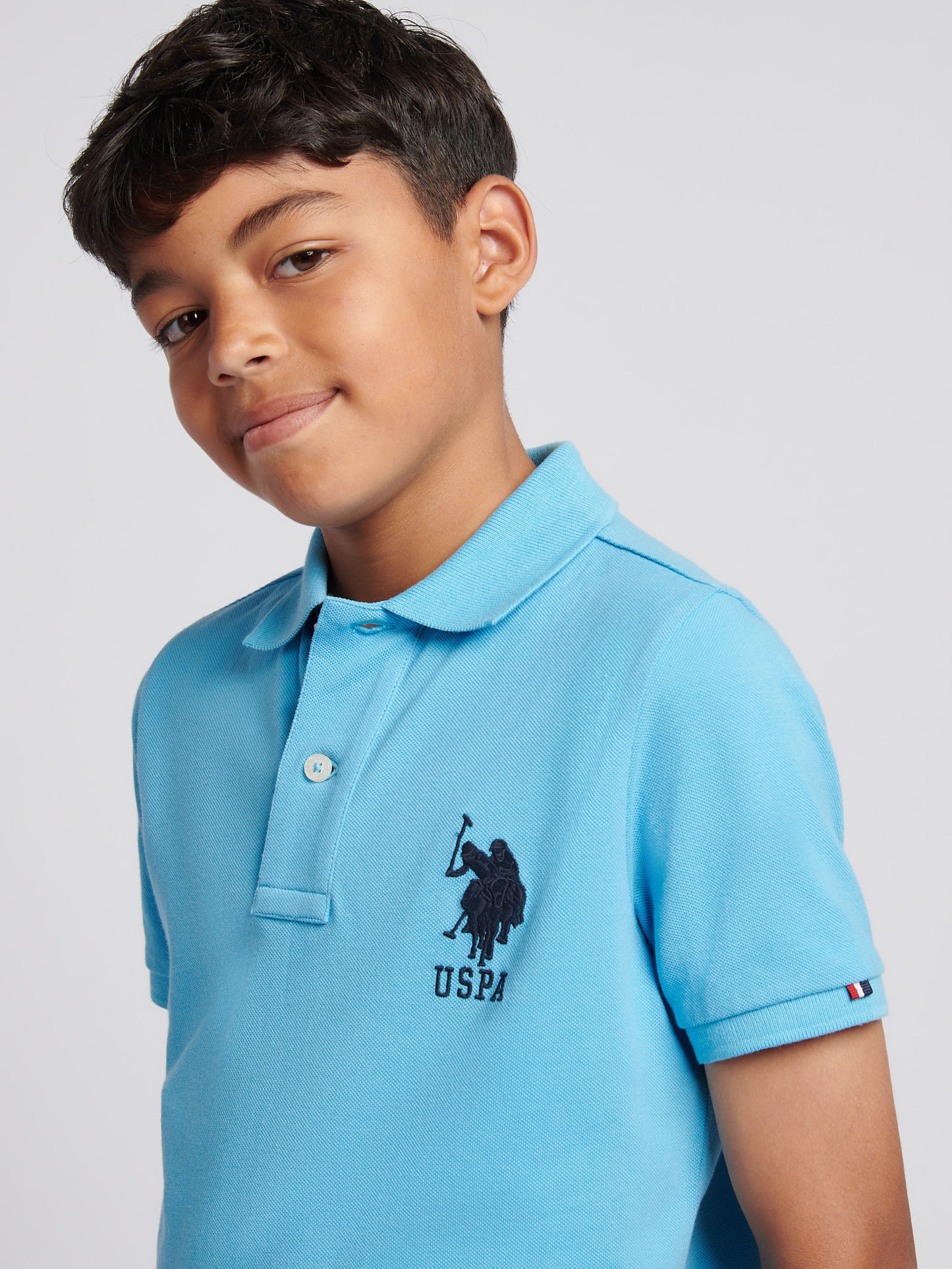 Boys Player 3 Polo Shirt in Heritage Blue