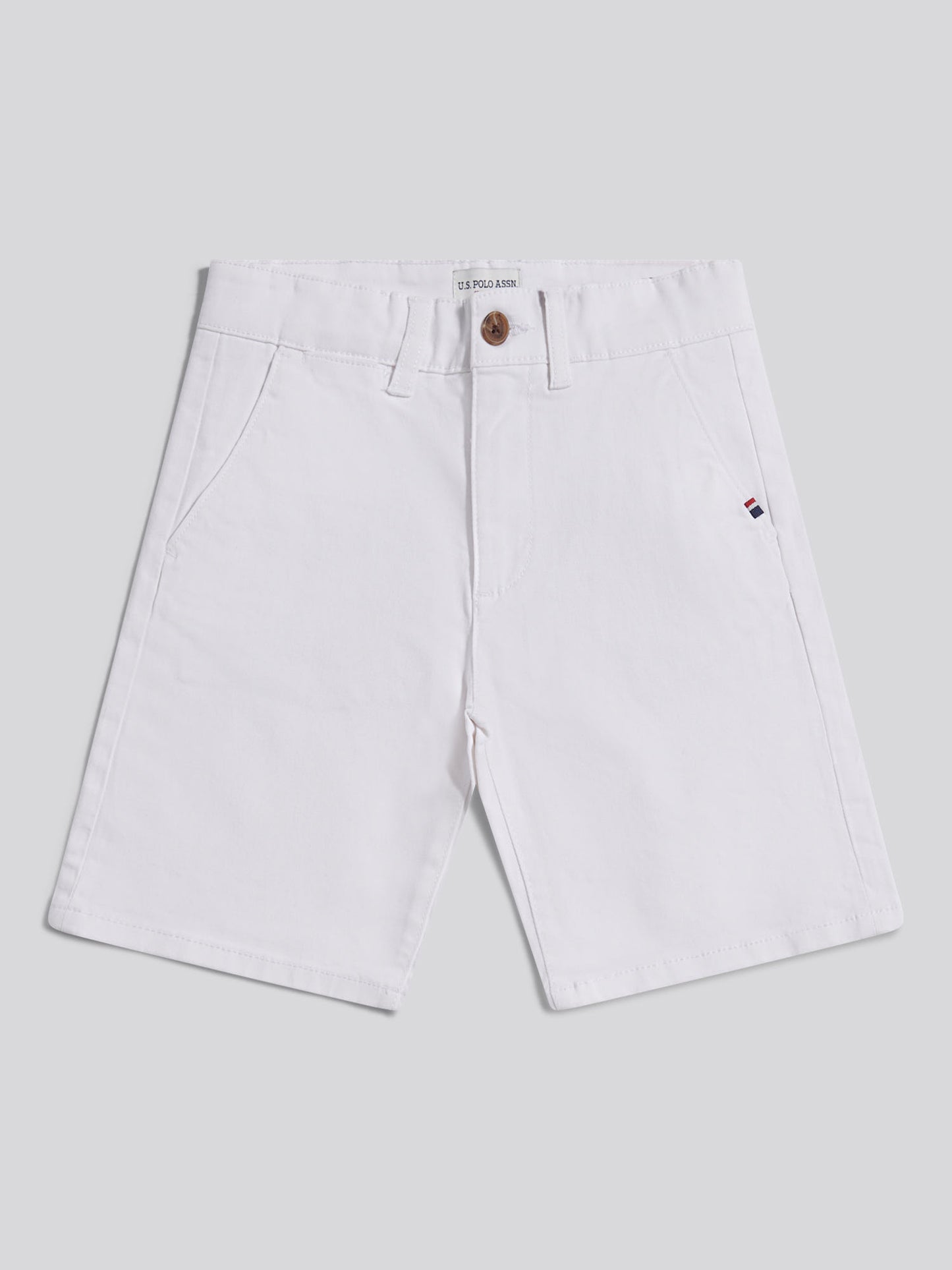 Boys Classic Chino Short Bright White