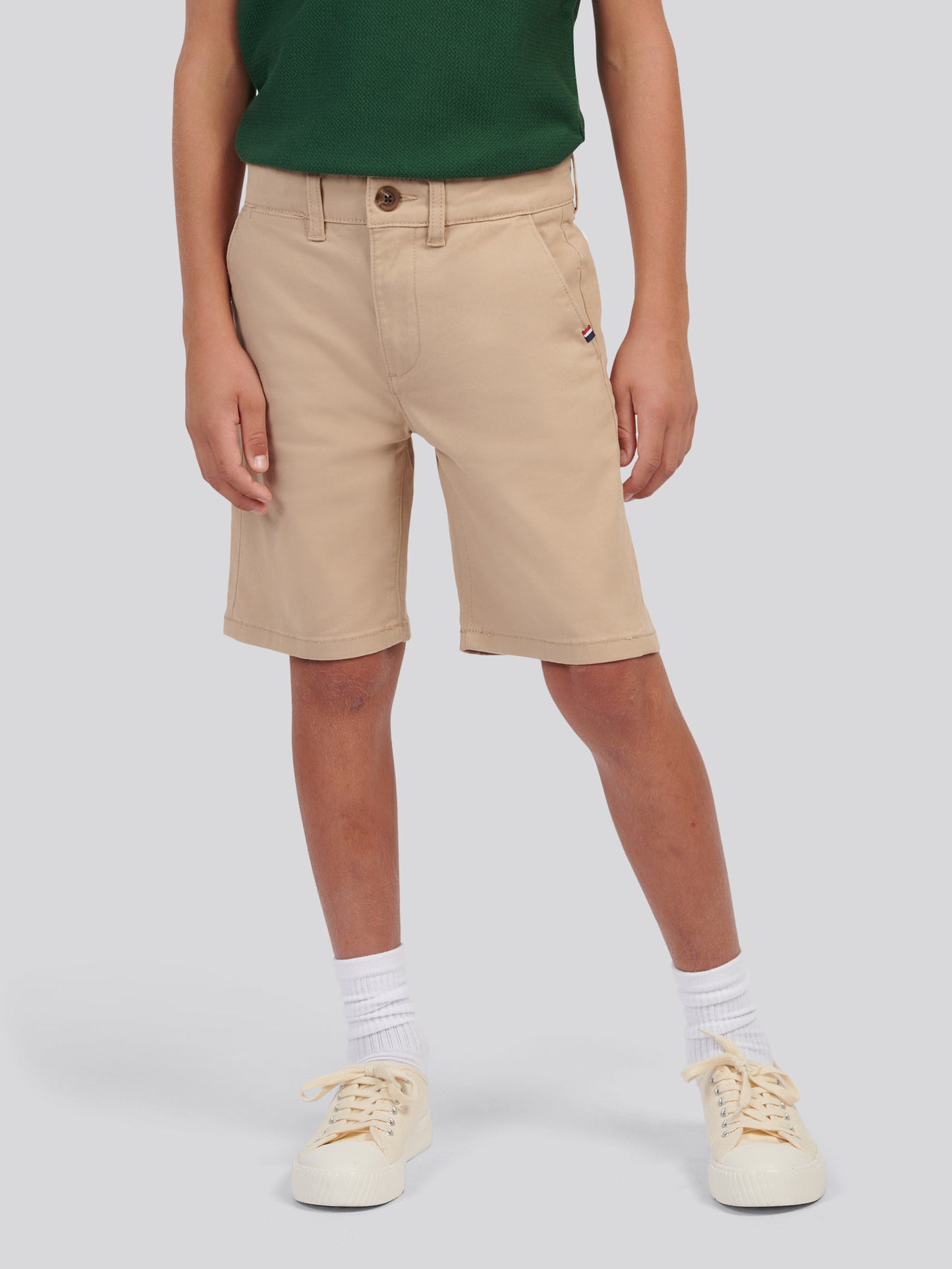 Boys Classic Chino Short in Cornstalk