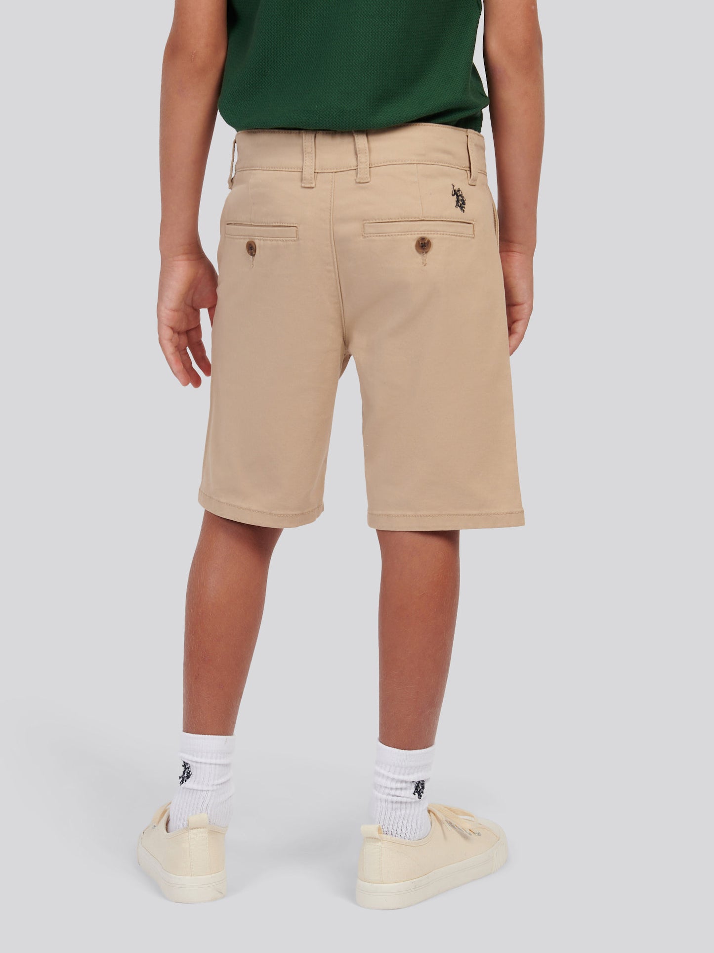 Boys Classic Chino Short in Cornstalk