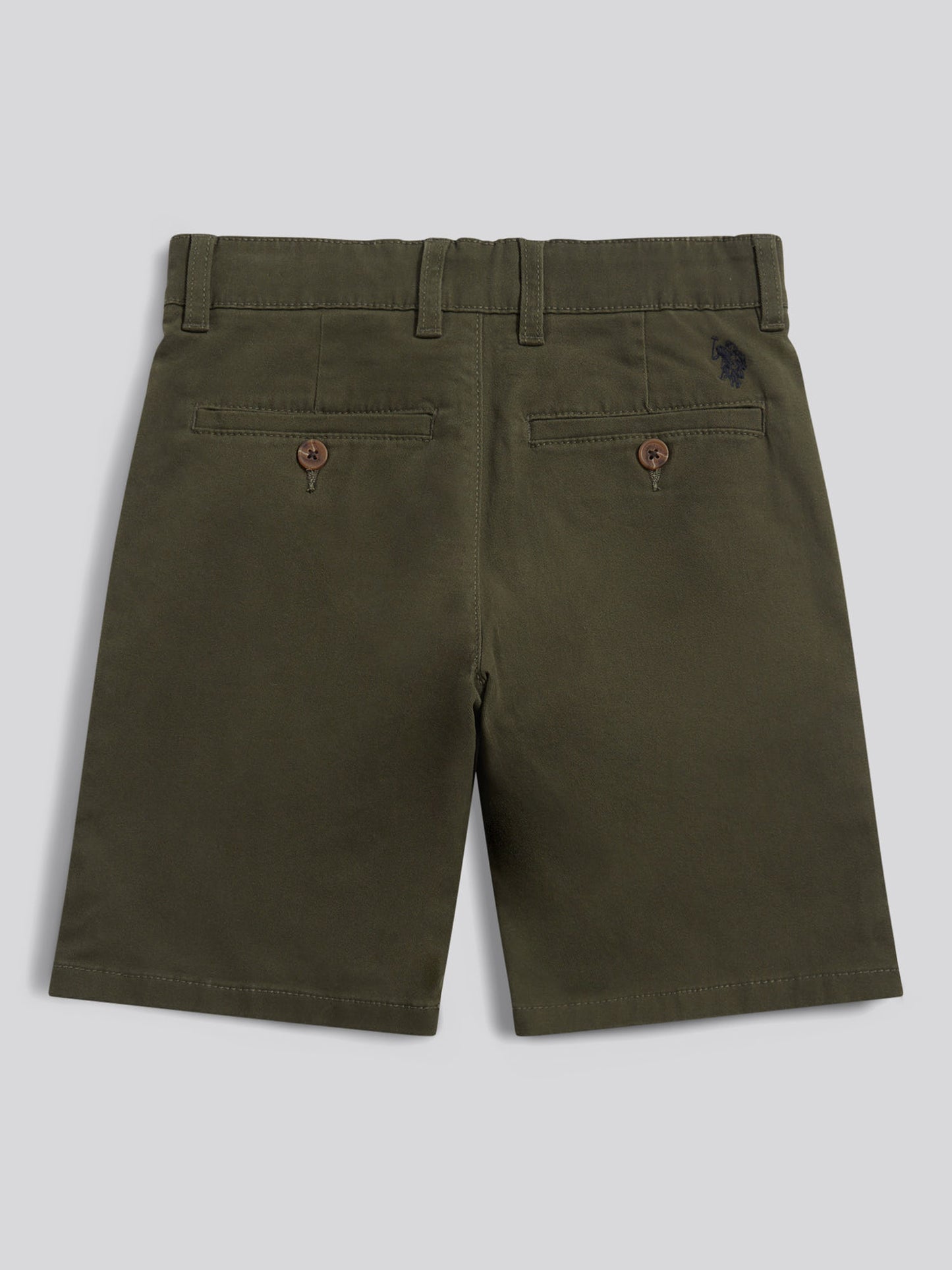 Boys Classic Chino Short in Forest Night