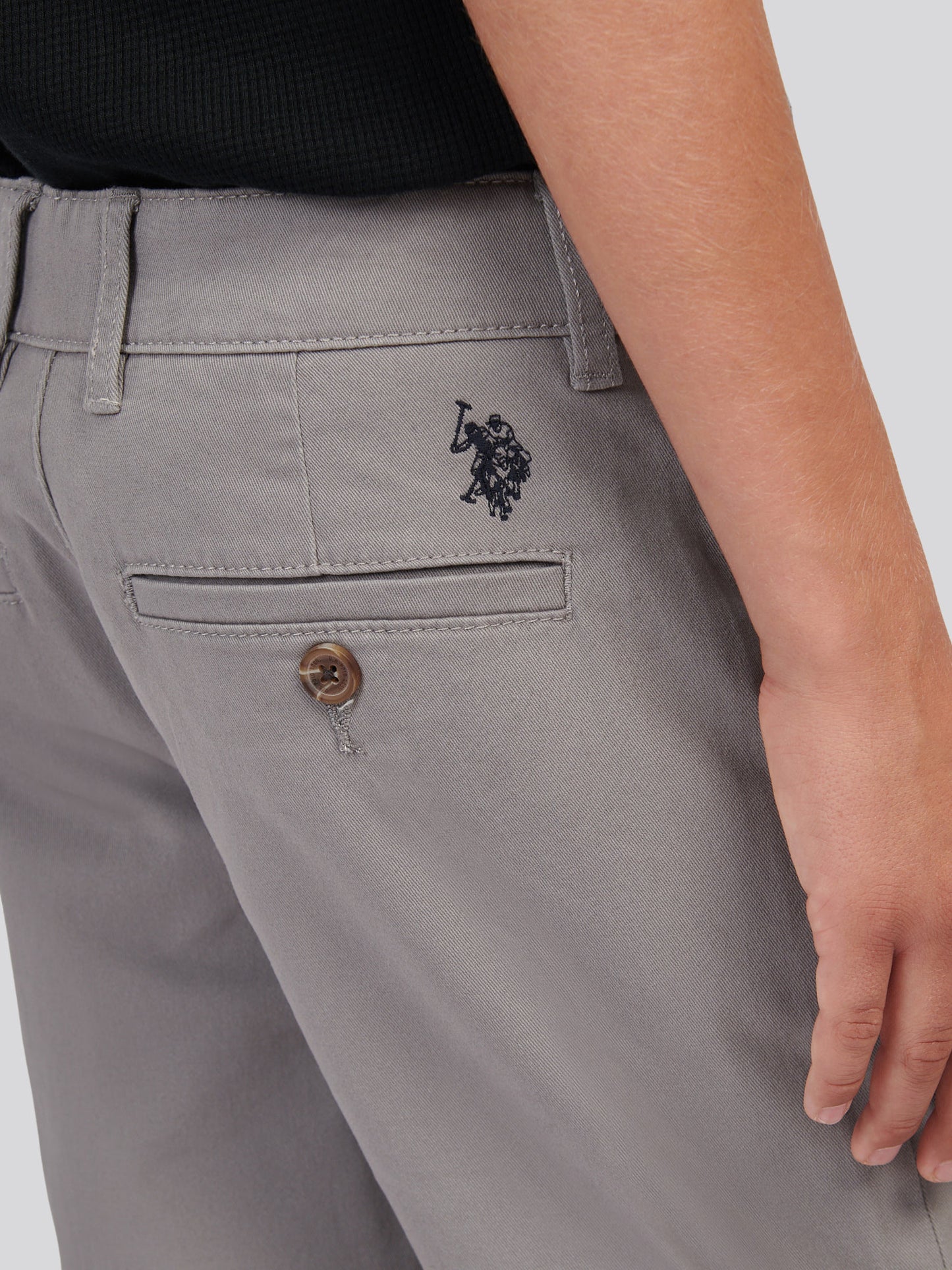 Boys Classic Chino Short in December Sky