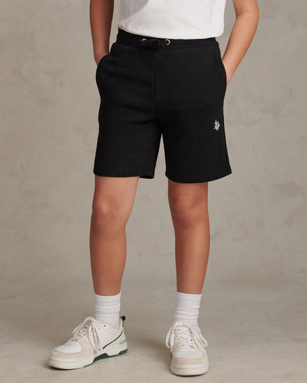 DHM LB Sweat Short Black Bright White DHM
