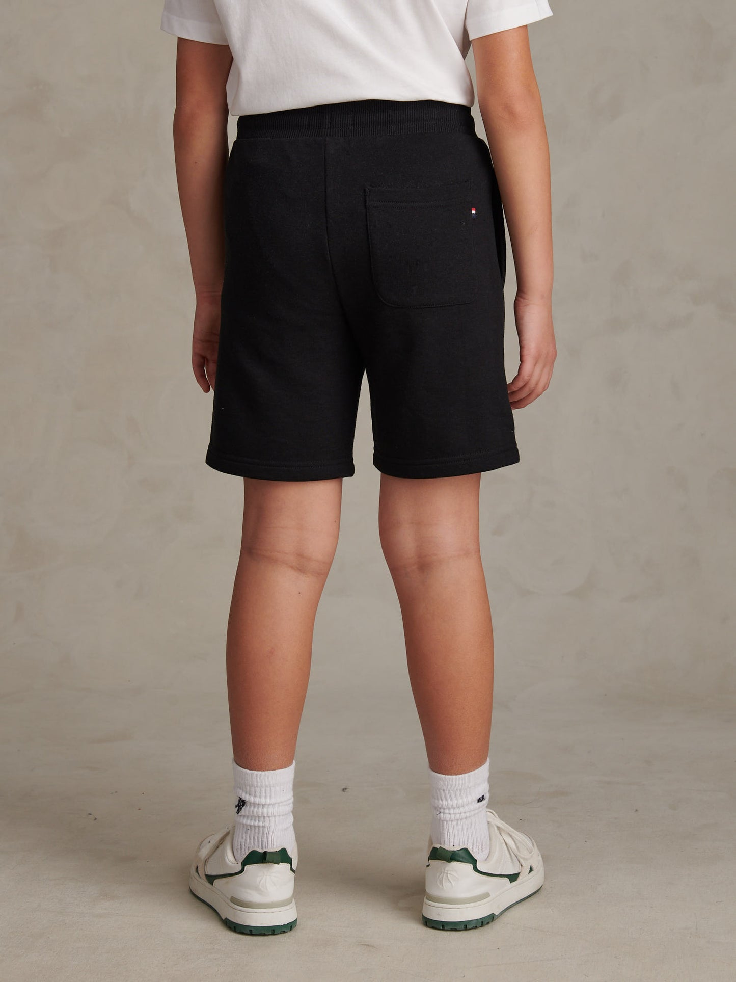 DHM LB Sweat Short Black Bright White DHM