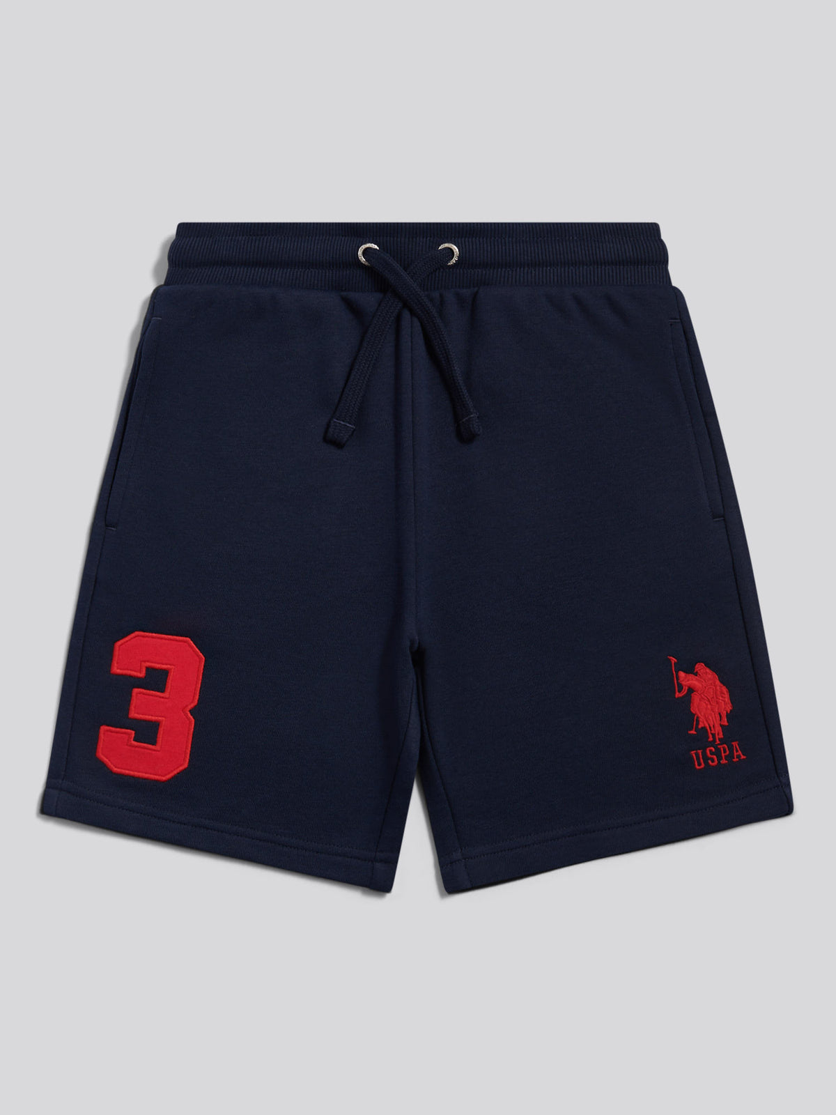 Player 3 Sweat Short Dark Sapphire Navy / Haute Red DHM
