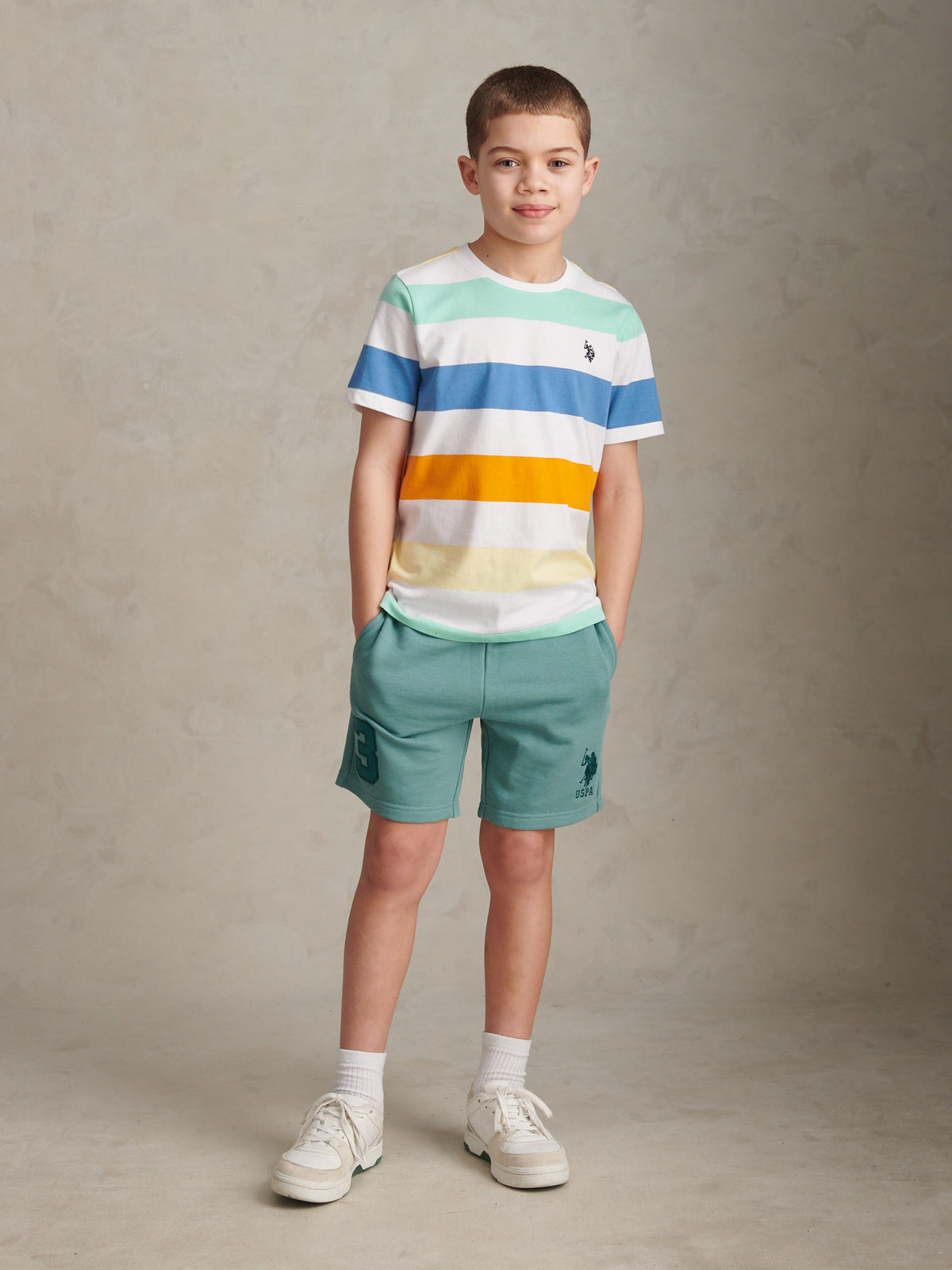 Player 3 Sweat Short Arctic