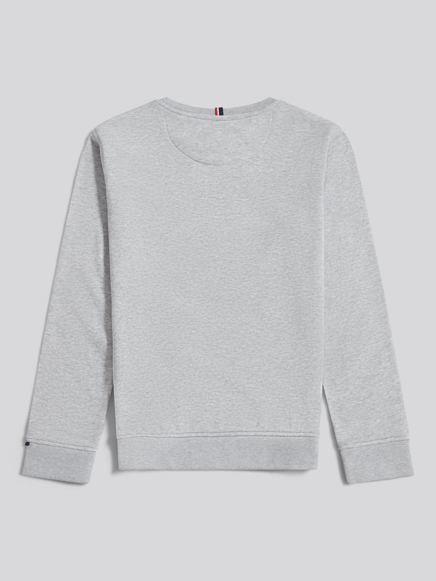 Boys Double Horsemen Crew in Mid Grey Marl