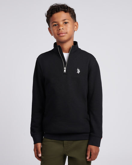 Boys Double Horsemen _ Zip Black Bright White DHM