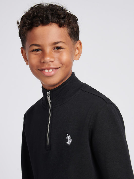 Boys Double Horsemen _ Zip Black Bright White DHM