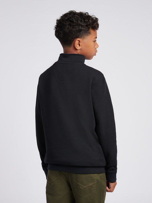 Boys Double Horsemen _ Zip Black Bright White DHM