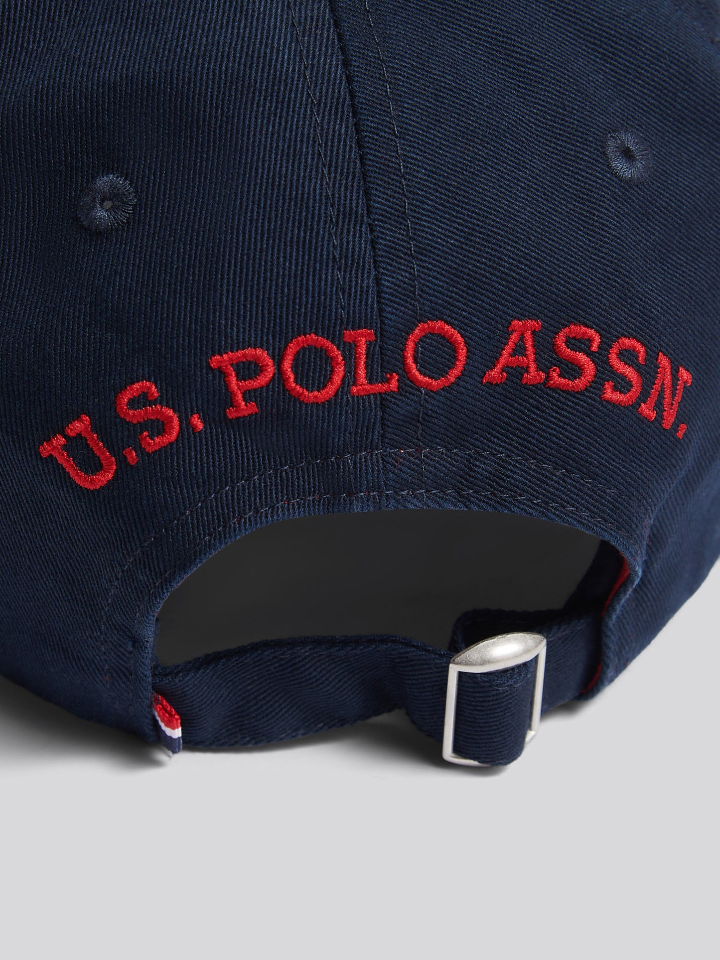 Boys Washed Outline Logo Cap Dark Sapphire Navy / Haute Red DHM
