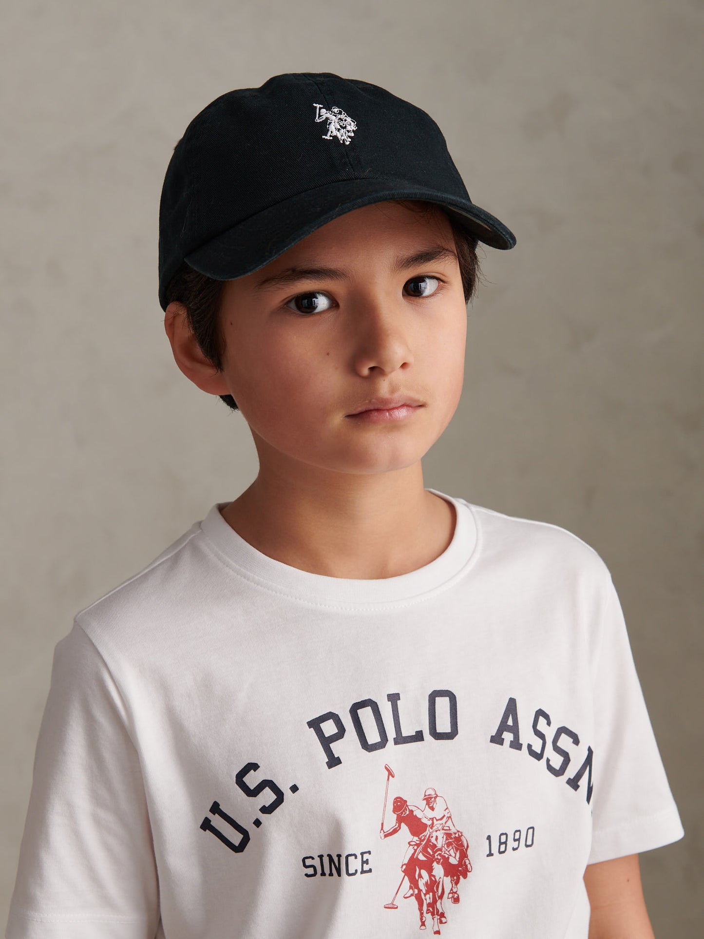 Outline DHM Washed Casual Cap Black Bright White DHM