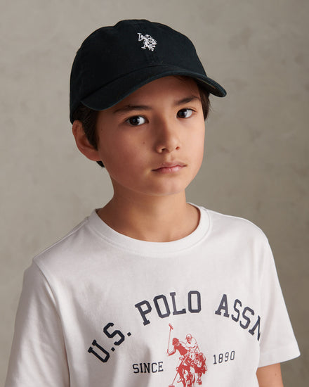 Outline DHM Washed Casual Cap Black Bright White DHM