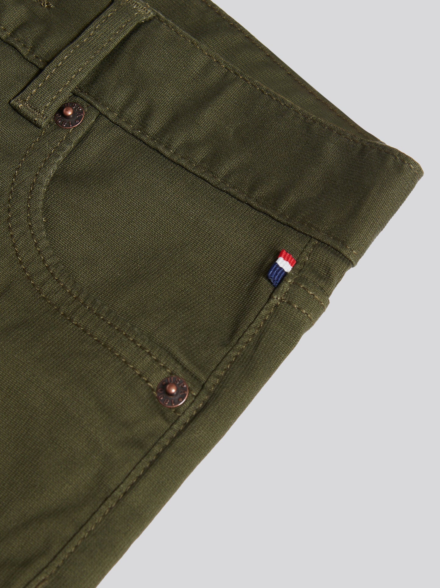Boys Bedford Cord 5 Pocket Trouser in Forest Night