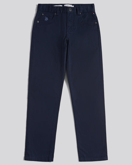 Boys Bedford Cord 5 Pocket Trouser in Dark Sapphire Navy
