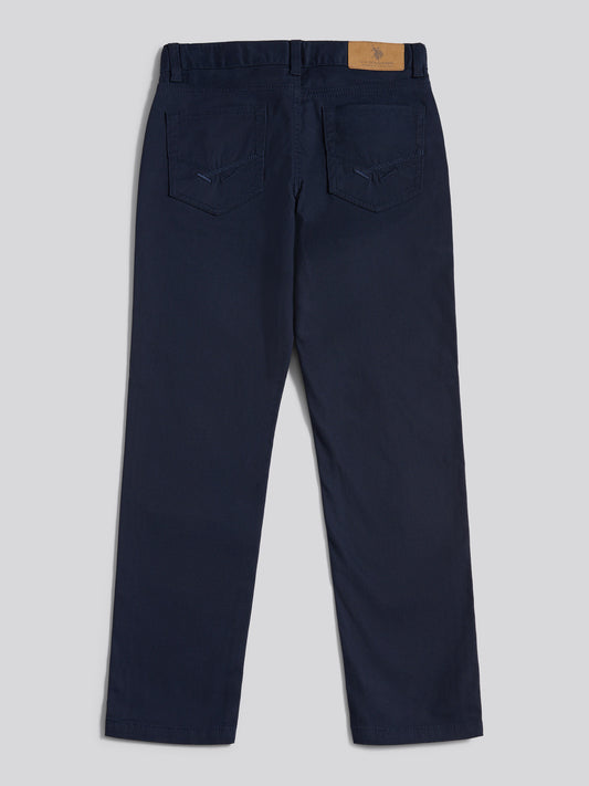 Boys Bedford Cord 5 Pocket Trouser in Dark Sapphire Navy